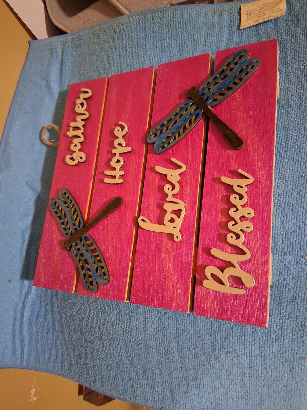 Blessed Blue dragonfly - Zo - Cals signs&nacks