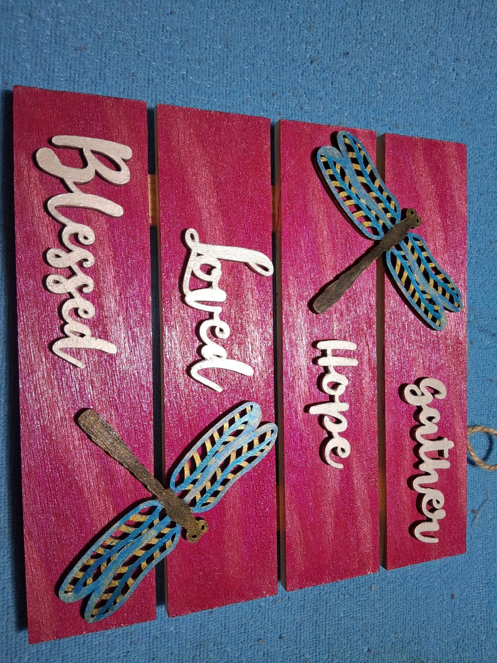 Blessed Blue dragonfly - Zo - Cals signs&nacks