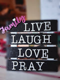 Family 3Lpray - Zo - Cals signs&nacks