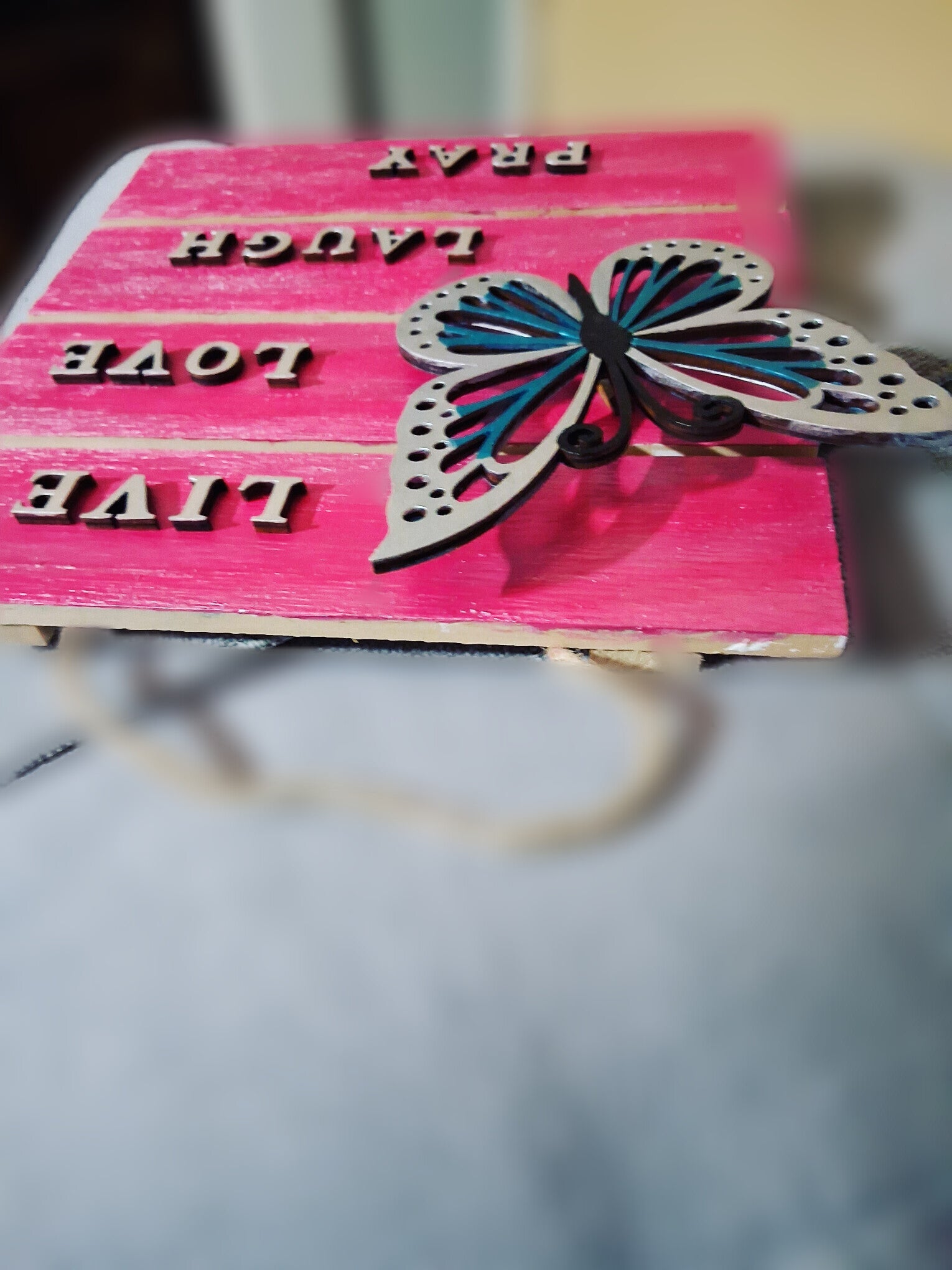 "Live laugh love pray " pink - Zo-Cals signs&nacksZo-Cals signs&nacksSample Product