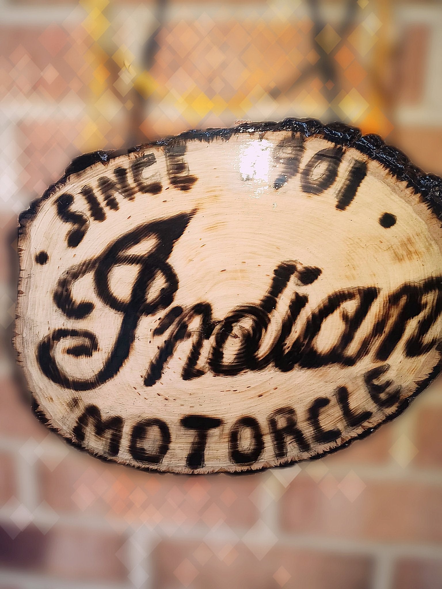 Motorcycle sign - Zo - Cals signs&nacks